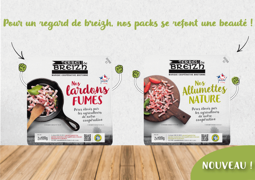 Nos packs lardons et allumettes Terres de Breizh se refont une beauté !